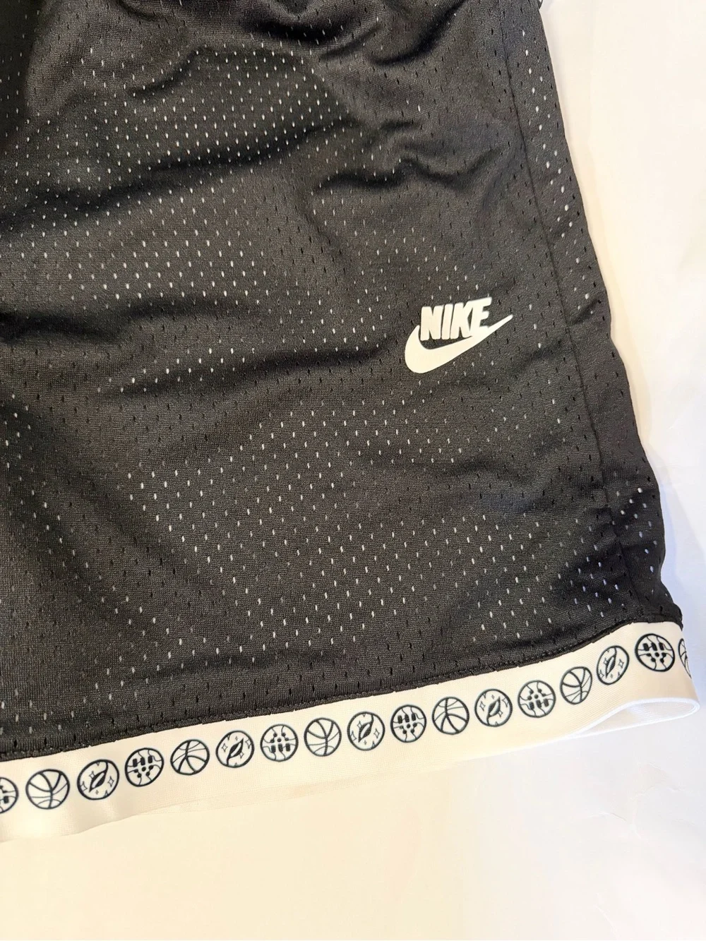 Nike Black & White Kids Basketball Jersey and Shorts Set - Panther Graphic